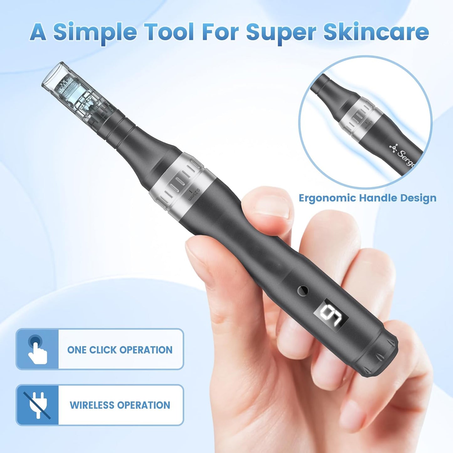 Microneedle Derma Roller Pen