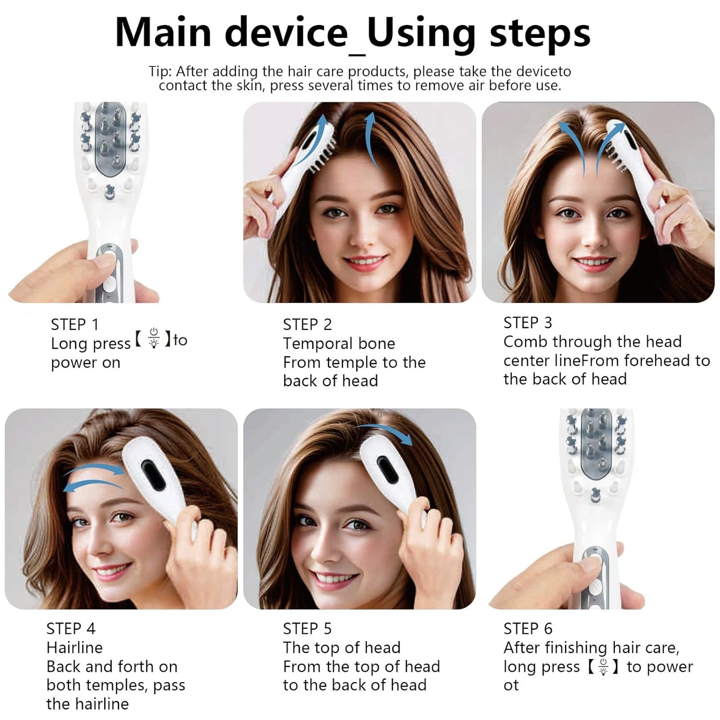 Ibeaucare H8 Therapy Hair Growth Comb