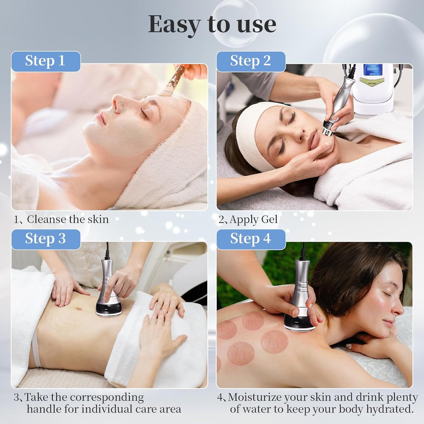 4 in 1 Body Machine Skin Care - Home for spa