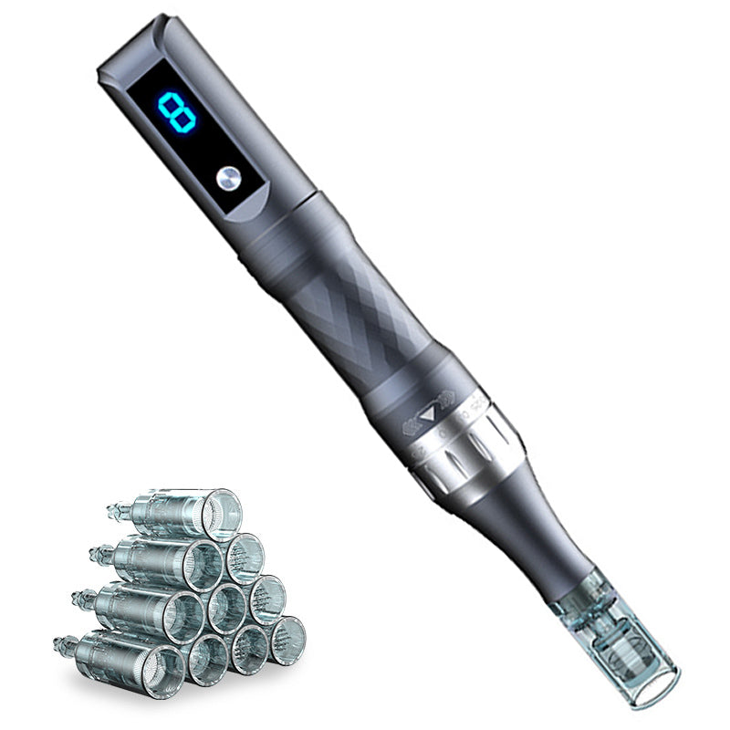 Ibeaucare RS8 Microneedle Pen with AOVN Tech | Boost Collagen, Smooth Wrinkles, Brighten & Fade Dark Spots