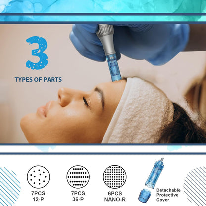 Ibeaucare RS8 Microneedle Pen with AOVN Tech | Boost Collagen, Smooth Wrinkles, Brighten & Fade Dark Spots