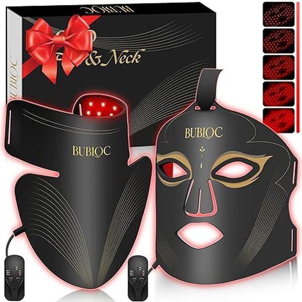 Red Light Therapy Mask Set for Face and Neck